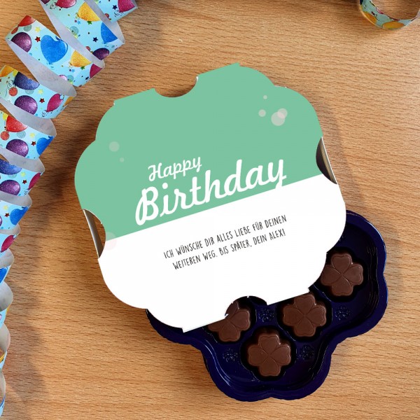 Happy Birthday - personalisierte Milka Schokolade