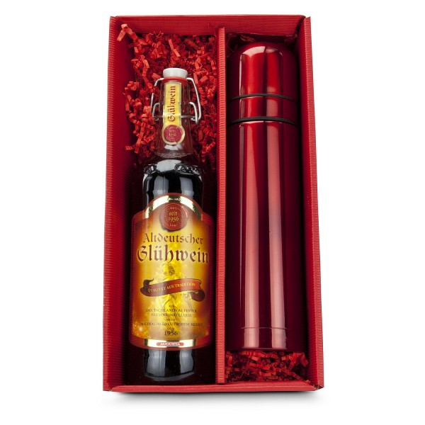 Glühwein Geschenkset mit Thermoskanne