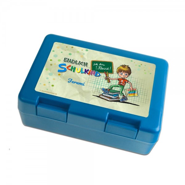 personalisierte Brotdose als Geschenk zur Einschulung