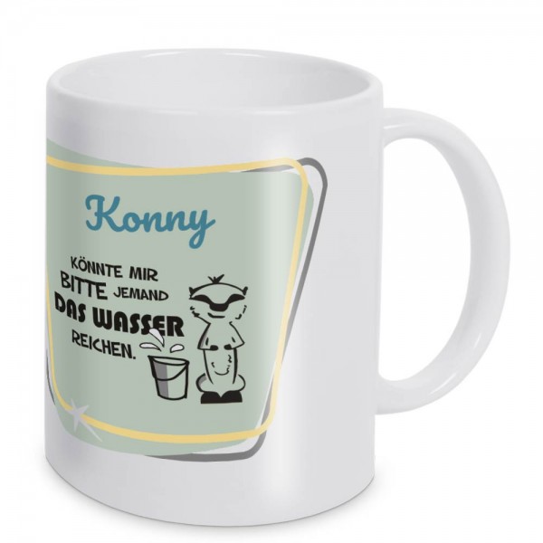 Tasse bedruckt - Könnte mit bitte einer das Wasser...
