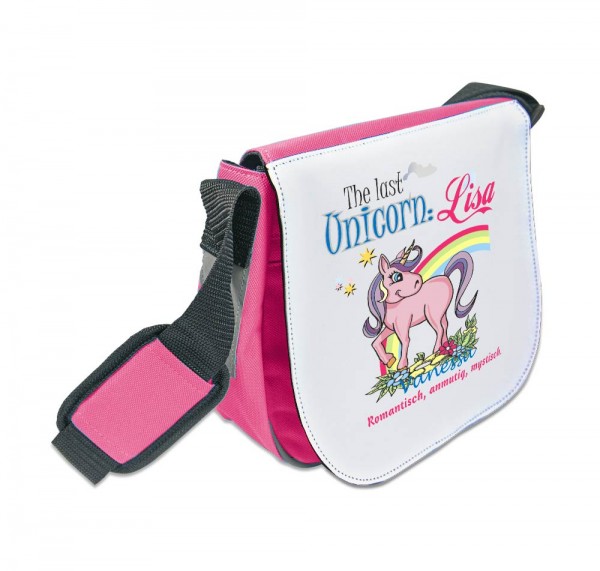 Einhorn Geschenk Kinder Tasche mit Namen