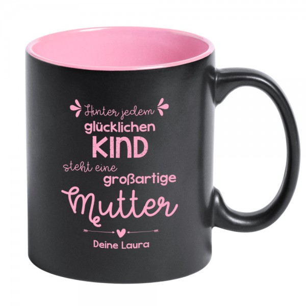 Tasse mit Namen für die Mama gravieren lassen