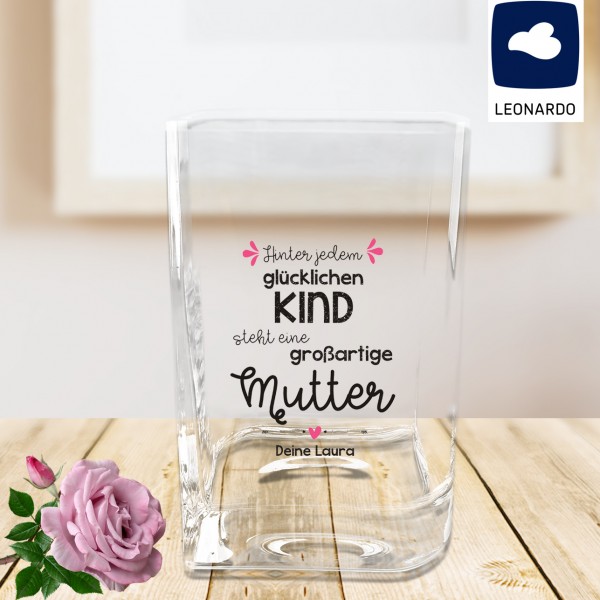 Leonardo Vase für die Mama bedrucken lassen
