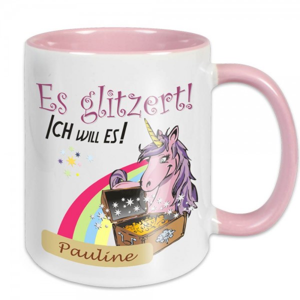 Einhorn Tasse bedrucken