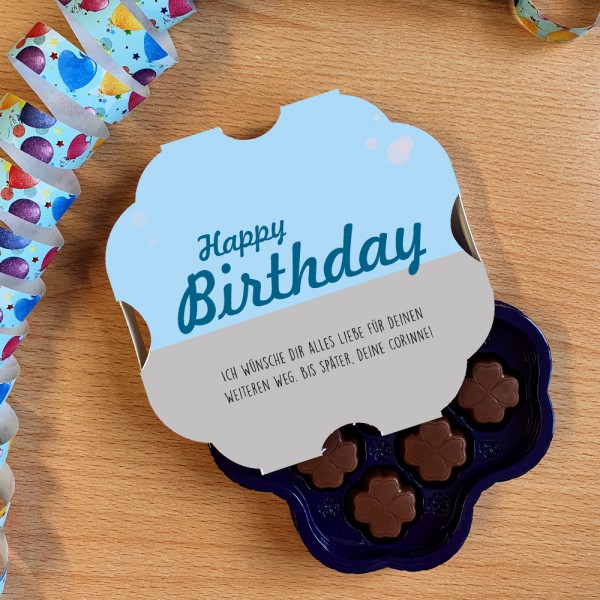 Milka Schokolade zum Geburtstag mit Namen personalisiert individuel bedrucken