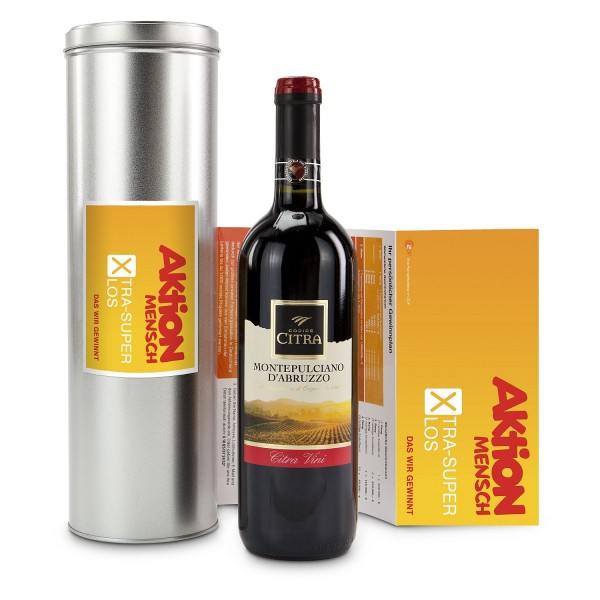 Wein Geschenkset Aktion Mensch