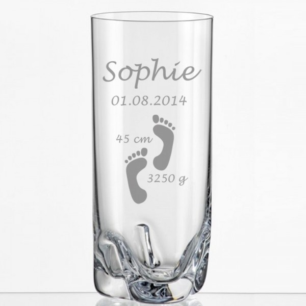 Trinkglas mit Motiv