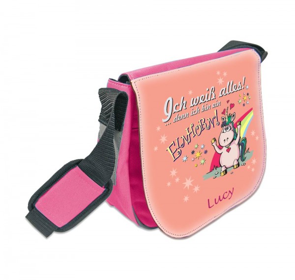 Einhorn Tasche für Kinder persönlich bedruckt