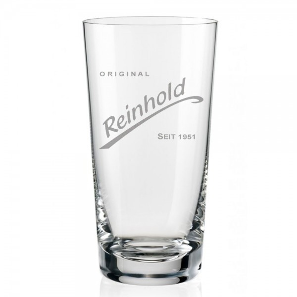 Longdrinkglas Leonardo mit Gravur Reinhold