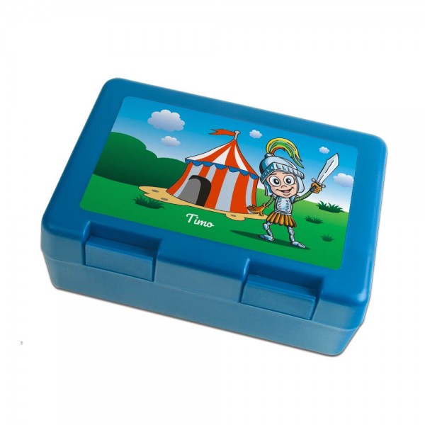 Brotdose / Lunchbox für Kinder Ritter personalisiert