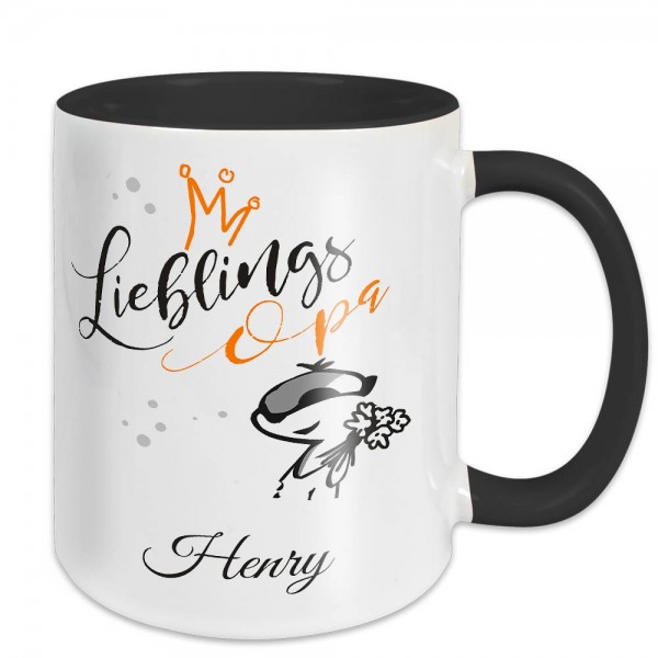Kaffeetasse mit Namen für den Lieblings...