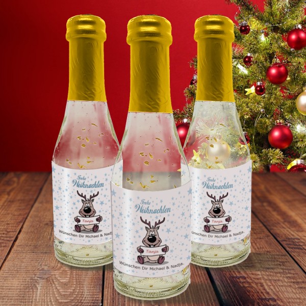 Individueller Sekt als Geschenk zu Weihnachten