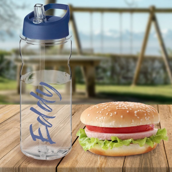 Bedruckte Trinkflasche mit Namen 650 ml