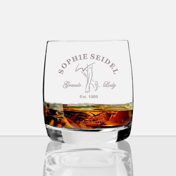 personalisiertes Whiskey Glas