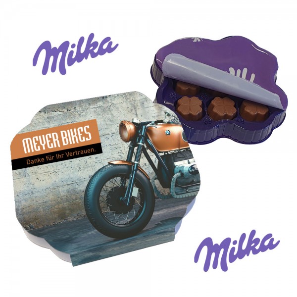 Personalisierte Milka Pralinés mit Ihrem Design/Logo bedruckt 44g