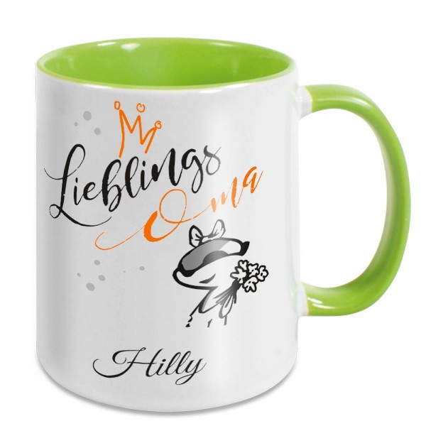 persönliche Keramiktasse bedruckt -Lieblingsmensch