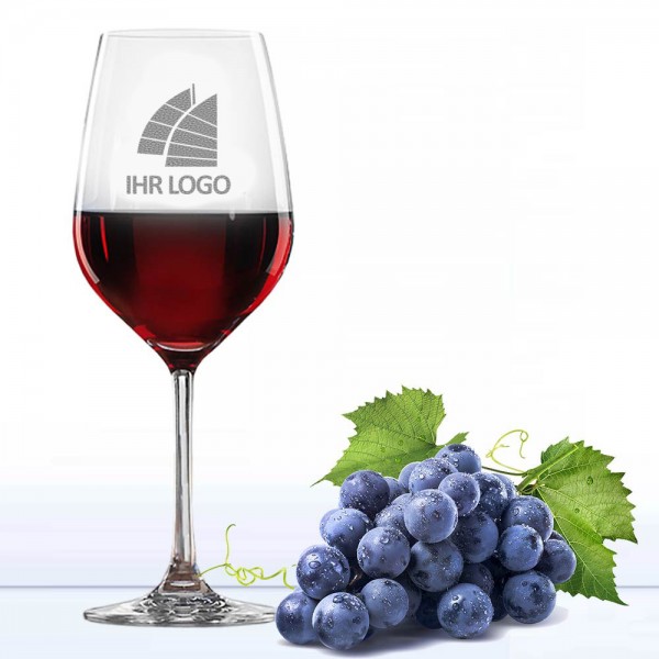 Gläser mit Logo Gravur - Weinglas Rotwein