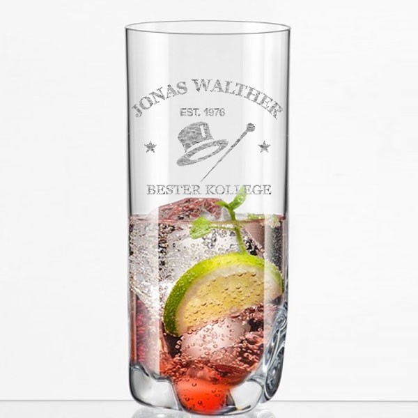 Longdrinkbecher mit Personalisierung