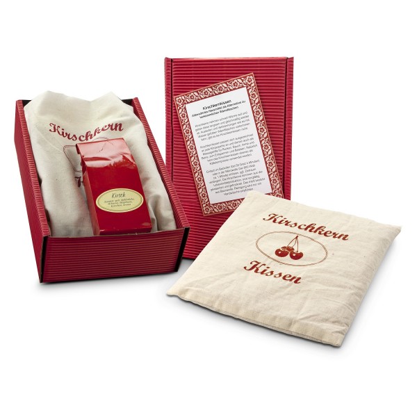 Geschenk Set Kirschkernkissen