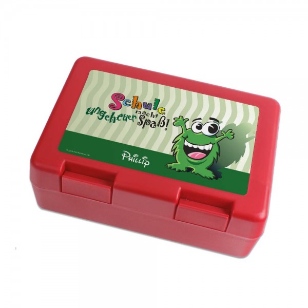 Geschenk zum Schulanfang Brotdose mit Namen