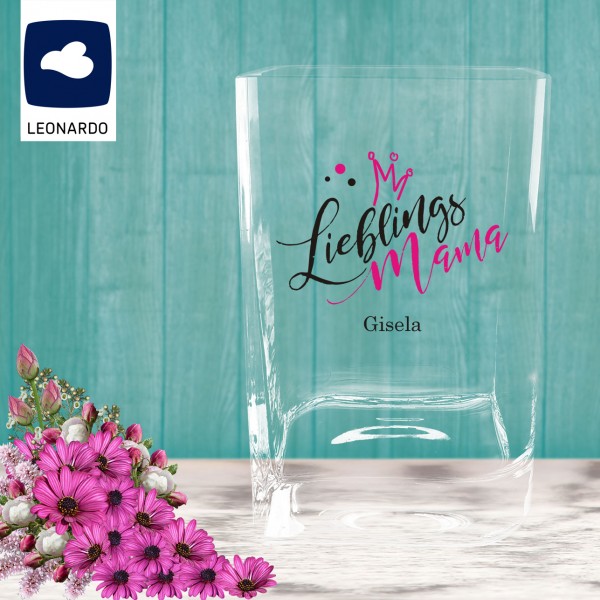 Leonardo Vase *Lieblings* bedruckt mit Wunschnamen