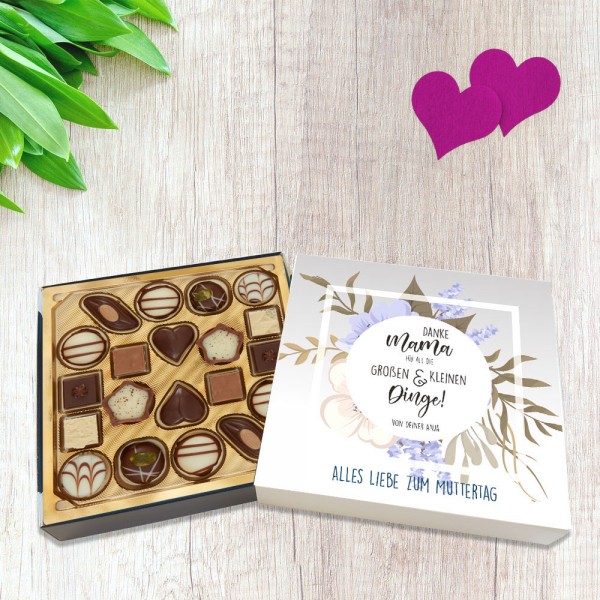 Danke Lindt Schokolade personalisiert mit Namen und Text