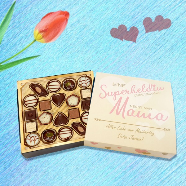 Lindt Pralinen für Mama mit einem persönlichen Gruß