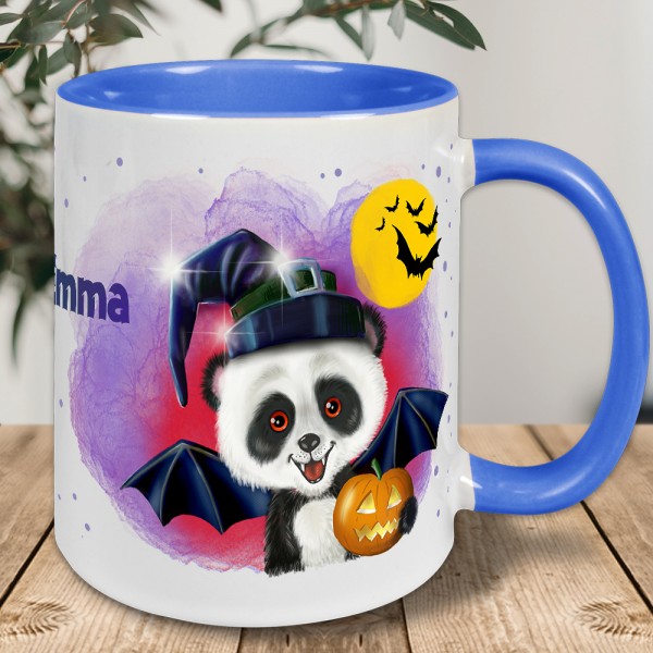 Panda Keramiktasse mit Namen personalisiert