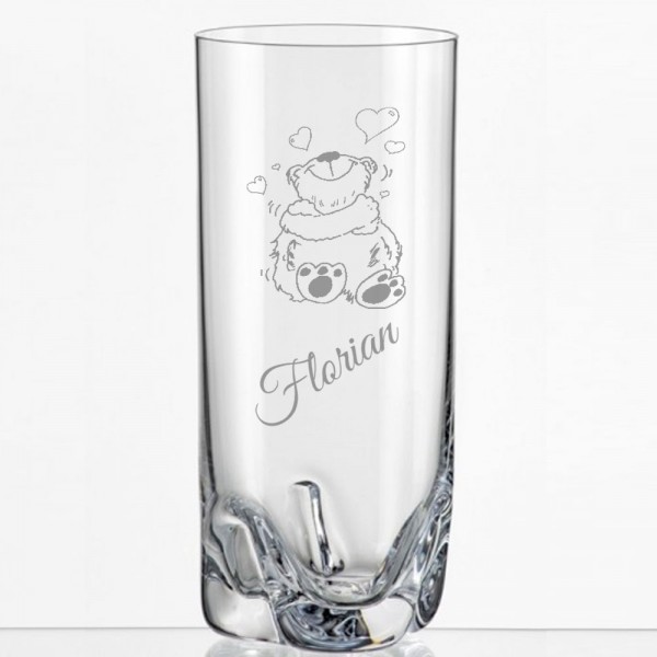 Trinkglas mit Namen