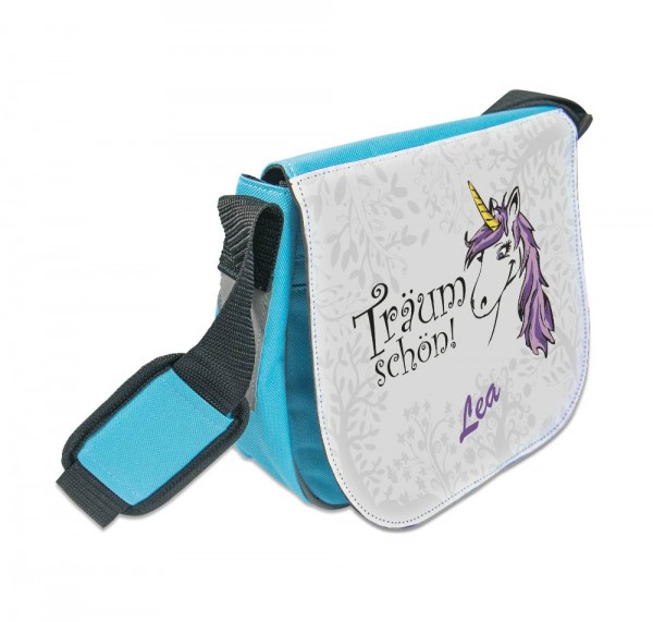 Tasche für den Kindergarten bedruckt Einhorn