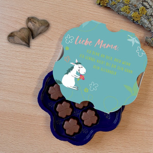 Milka Pralinen mit individuellem Wunschtext
