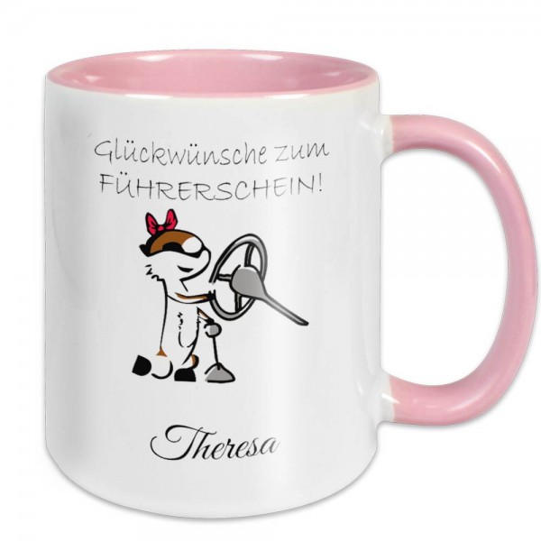 Tasse als Geschenk zum Führerschein
