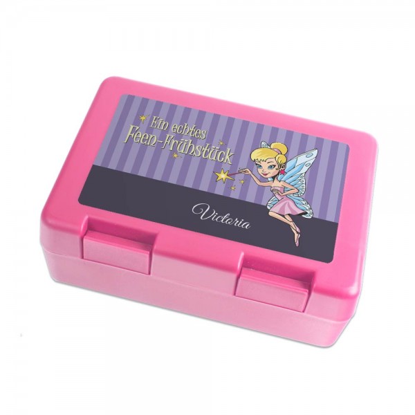 Lunchbox/ Brotdose Fee für Kinder personalisiert