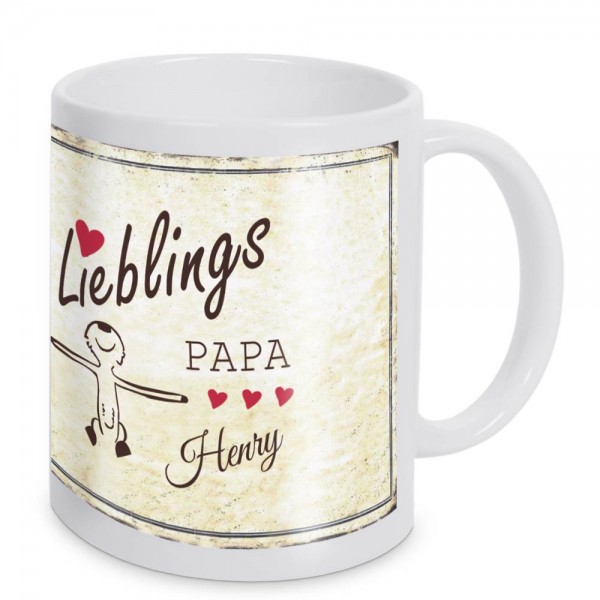 Kaffeetasse Lieblings Mensch bedruckt