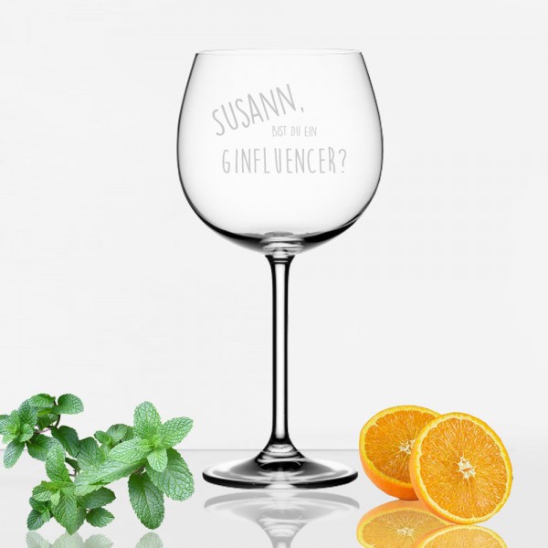 Gin Glas mit individueller Gravur