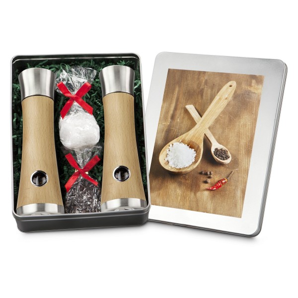 Geschenkset Salz- und Pfeffermühlen