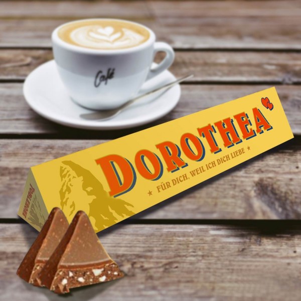 Personalisierte Toblerone Schokolade 360 Gramm