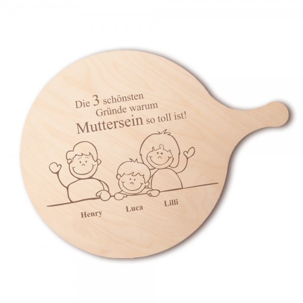 Pizzabrett persönlich graviert