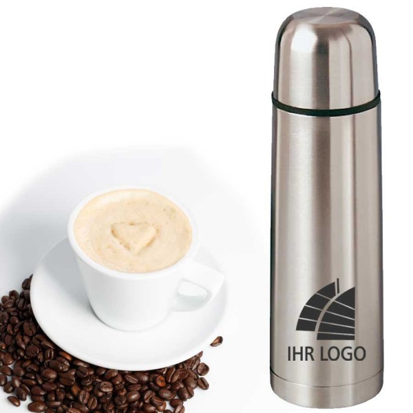 Isolierflasche Edelstahl mit Logo gravieren 0,7 l