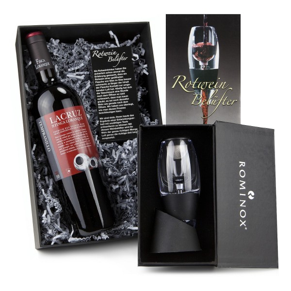 Rotweinbelüfter für's Glas als Geschenk