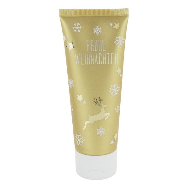 Pflegetube "Frohe Weihnachten" Geschenkidee gold