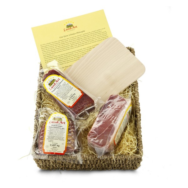Geschenk Korb Schinken