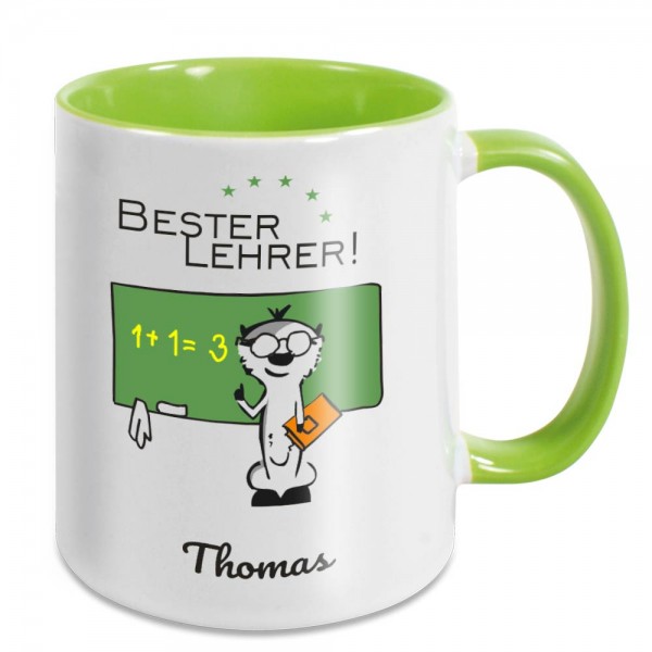 Individuelle Tasse Bester Lehrer