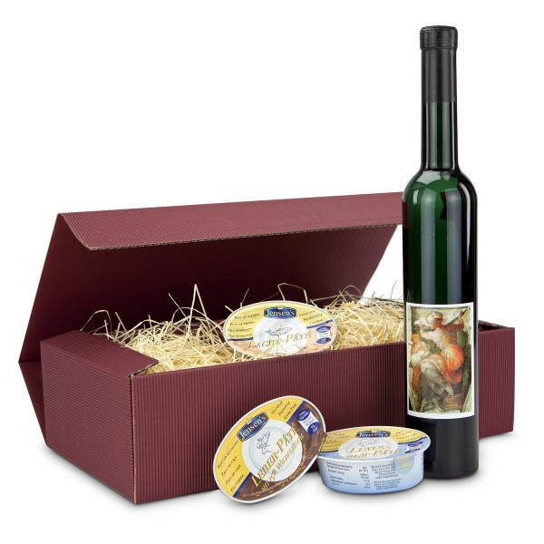 Wein Pasteten Geschenk Set Michelangelo