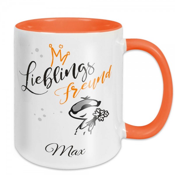 Tasse mit Namen Lieblings... individuell bedruckt