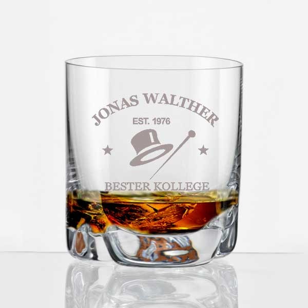 Whiskybecher mit Personalisierung