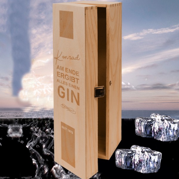 GIN Geschenkbox personalisiert Am Ende ergibt alles einen GIN