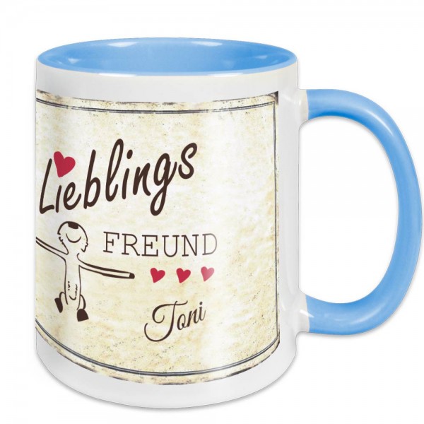Tasse als Geschenk für den Lieblings- Menschen personalisiert