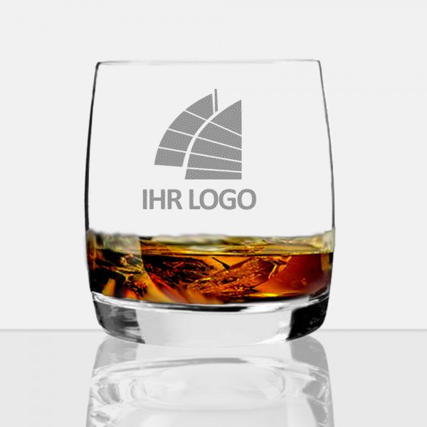 Whisky Glas graviert mit Logo 290 ml