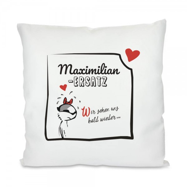 Kissen für Verliebte als Geschenk mit Namen